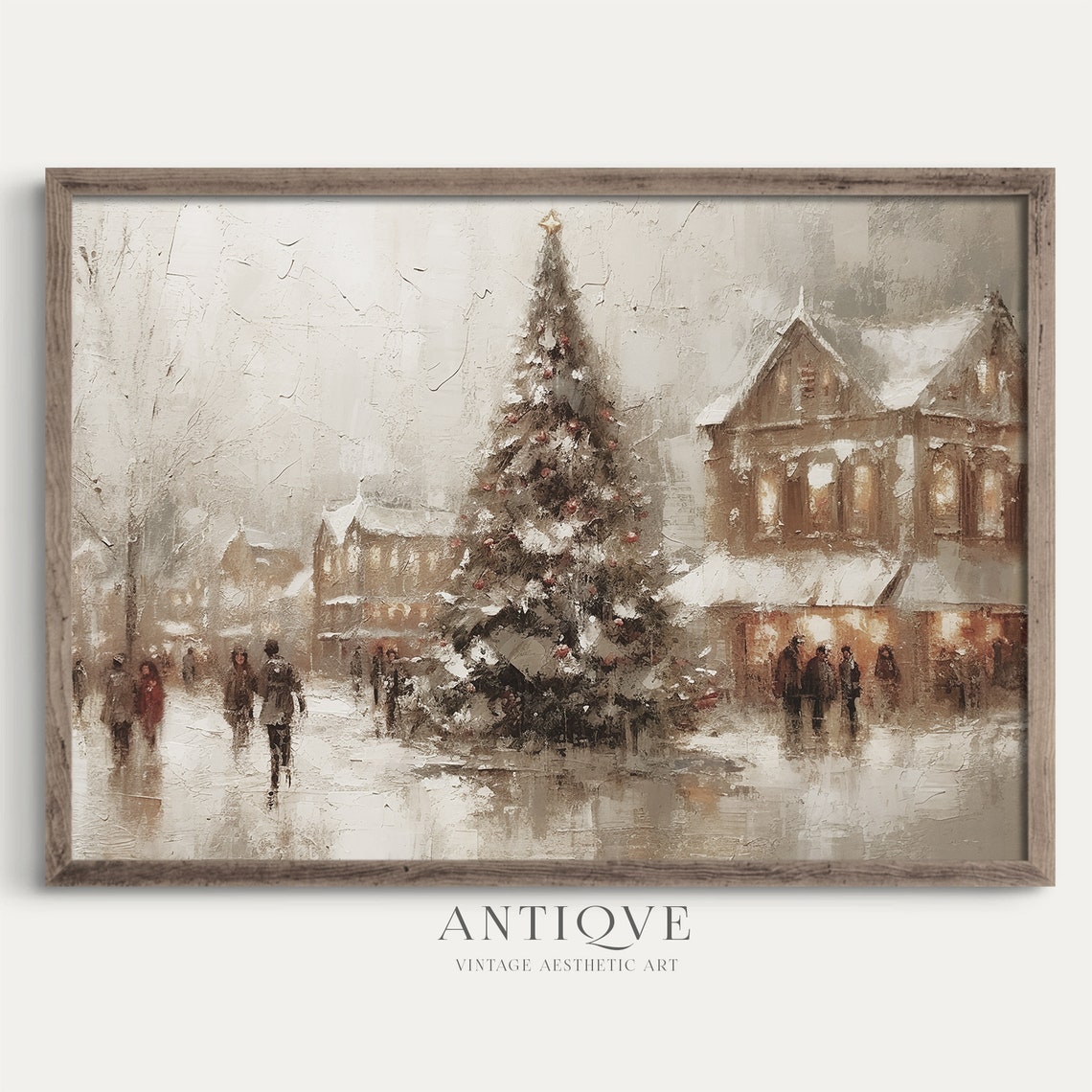 Christmas Town Square - Rustic Decor