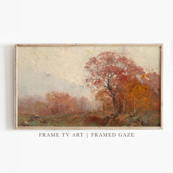 Autumn Fall Painting Art Print, Seasonal Decor