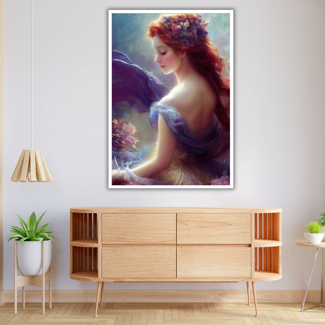 Fairy Girl Whimsical Nursery Decor Art Print - Image 3