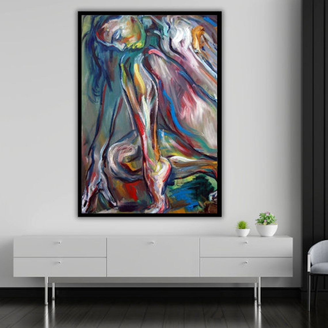 Nude Female Body Art, Erotic Wall Decor - Image 4