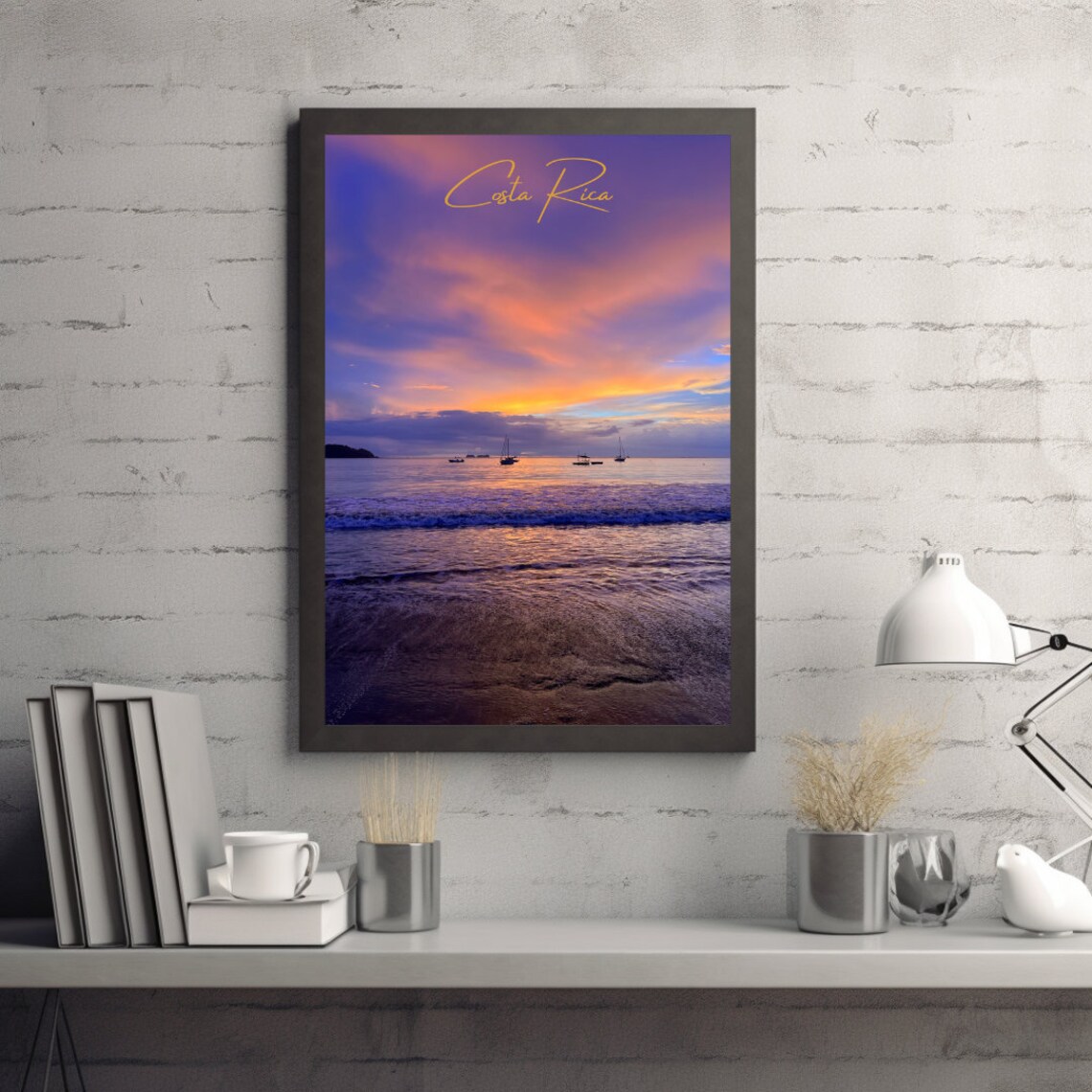 Santa Cruz Costa Rica - Seasonal Travel Print - Image 2