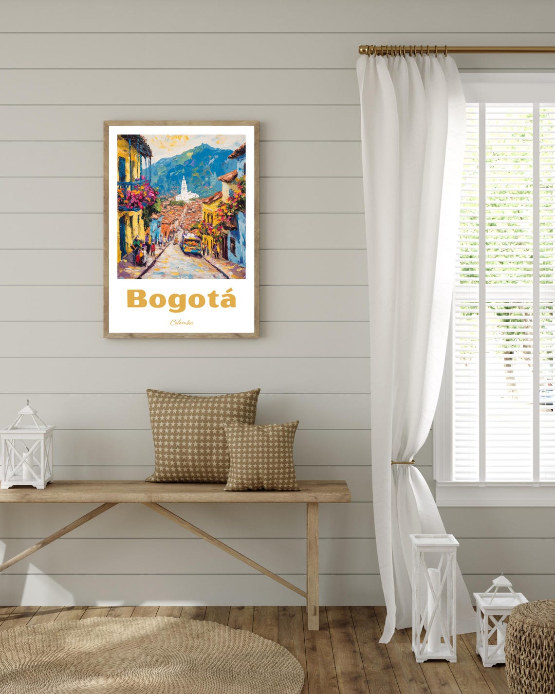 Bogota Colombia Travel Poster, Gift for Colombia Lovers - Image 2