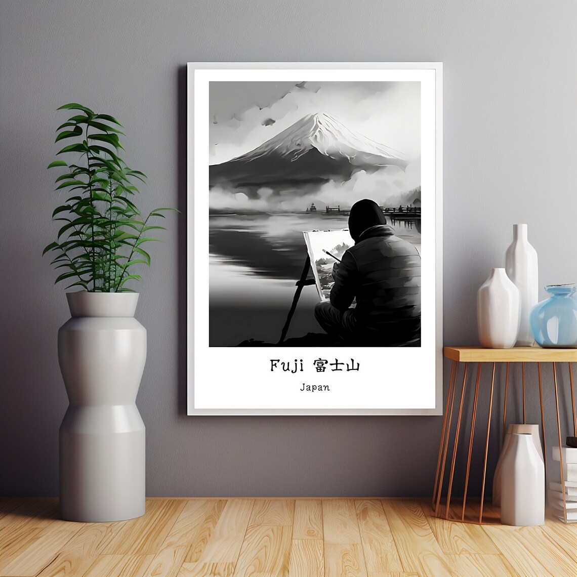 Fuji Travel Poster, Tago Bay Japan