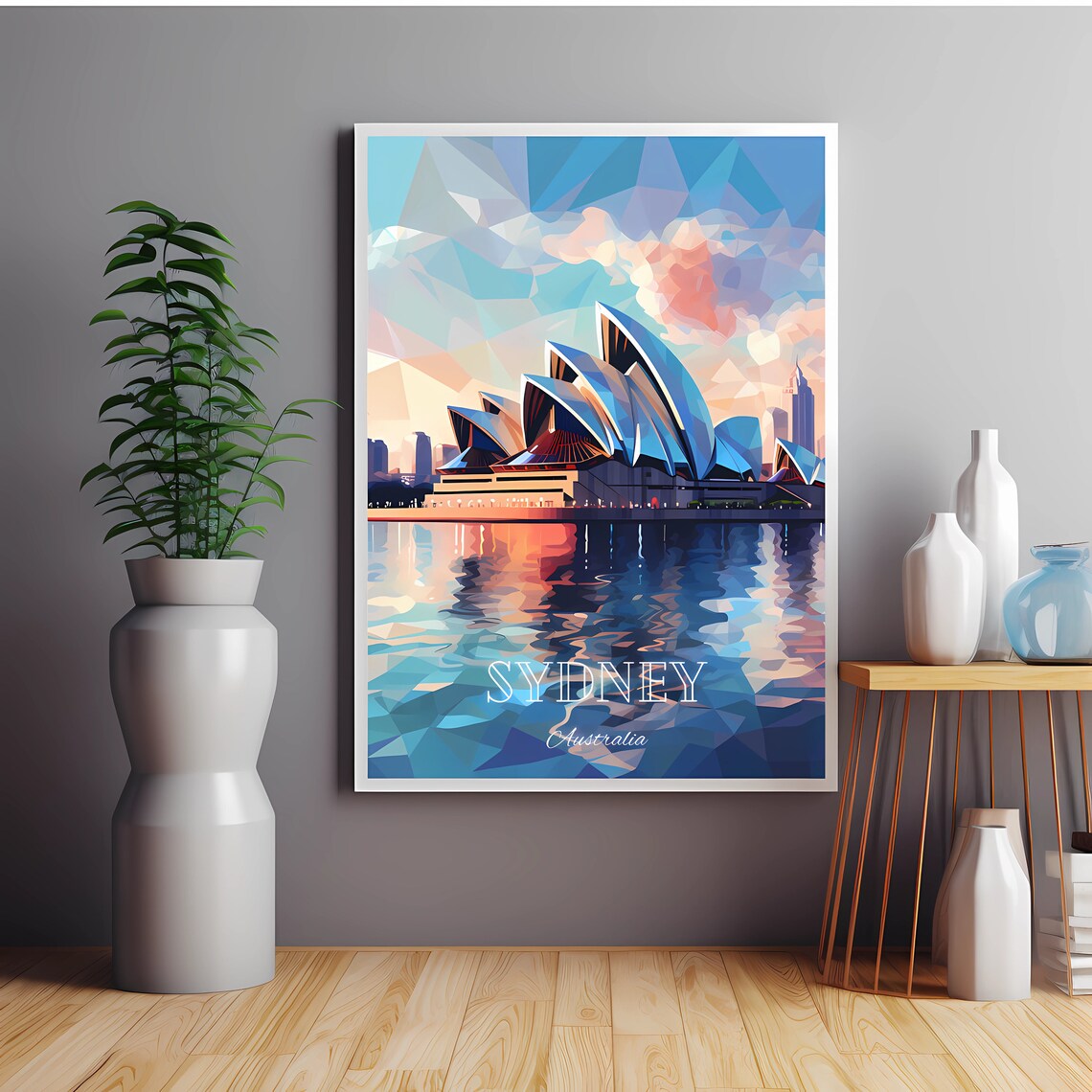 Sydney Travel Poster, Australia Photography Gift