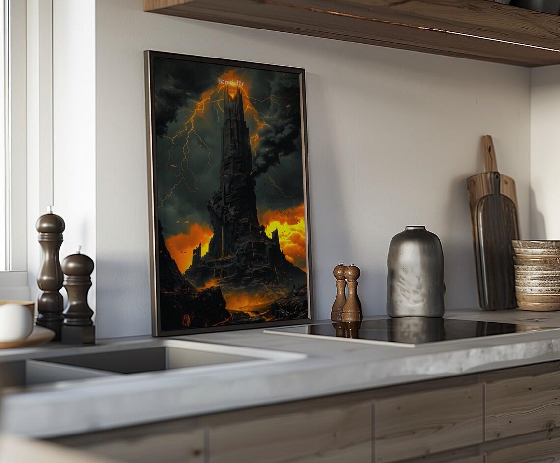 The Lord Of The Rings, Barad Dur Mordor Poster - Image 4