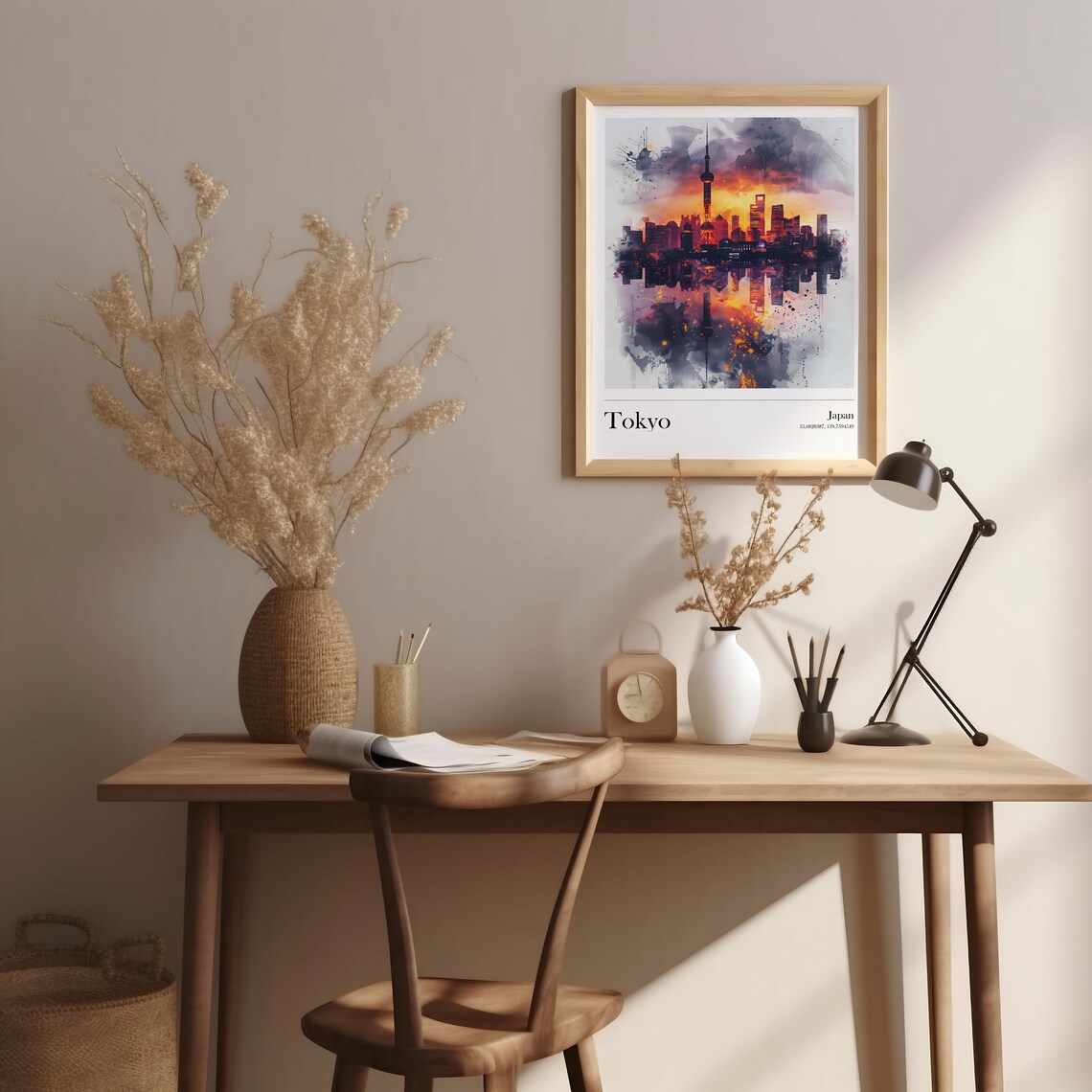Tokyo Coordinates Poster, Japan Gift for Art Lovers - Image 4