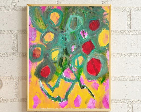 Modern Art Prints Abstract Art Original Painting Large Contemporary Art Colorful Print Bold Art Print Abstract Print Vibrant Artwork