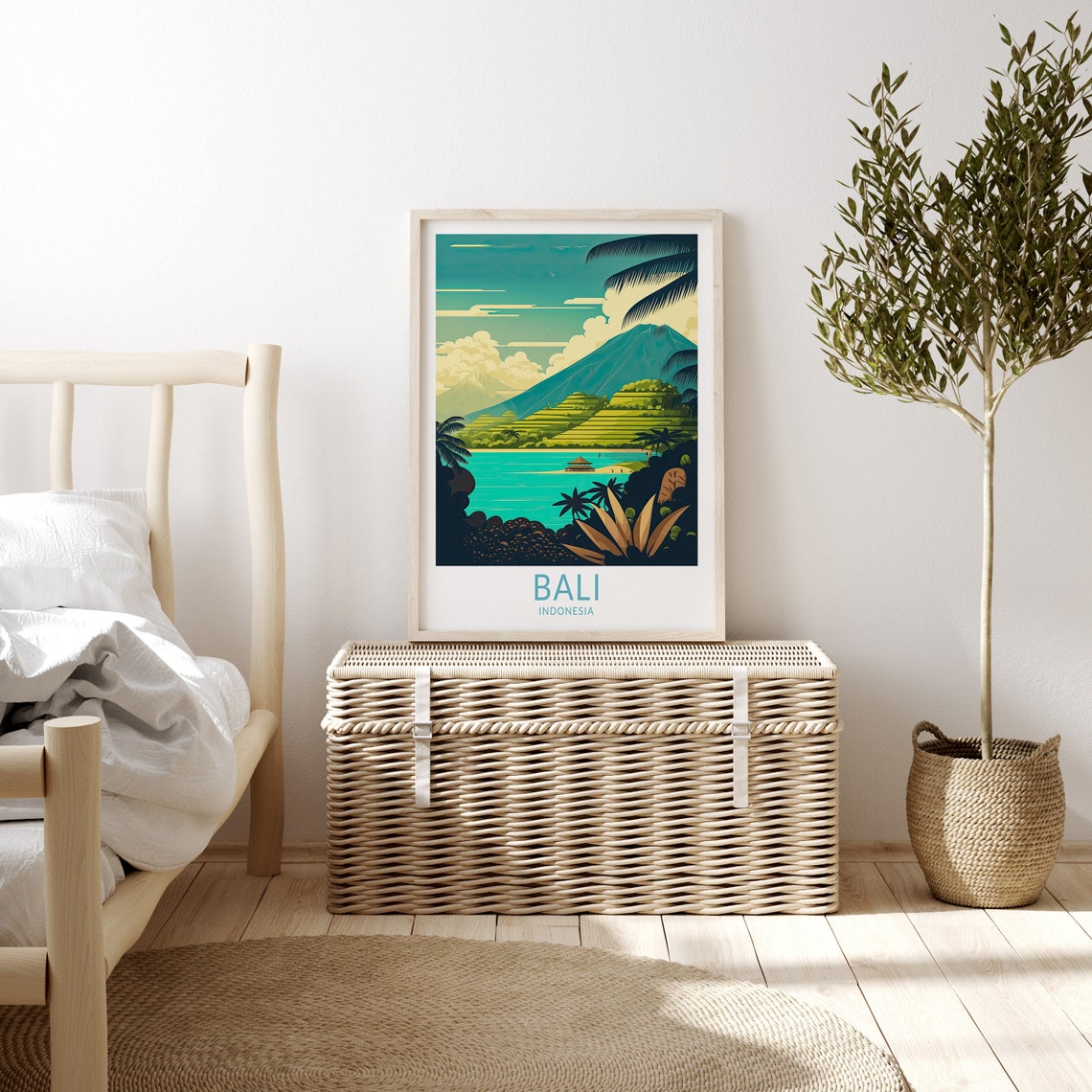 Bali Indonesia Travel Poster Wall Art Bali Indonesia Poster Indonesia Wall Art Bali Travel Print Travel Gift Birthday Gifts - Image 3