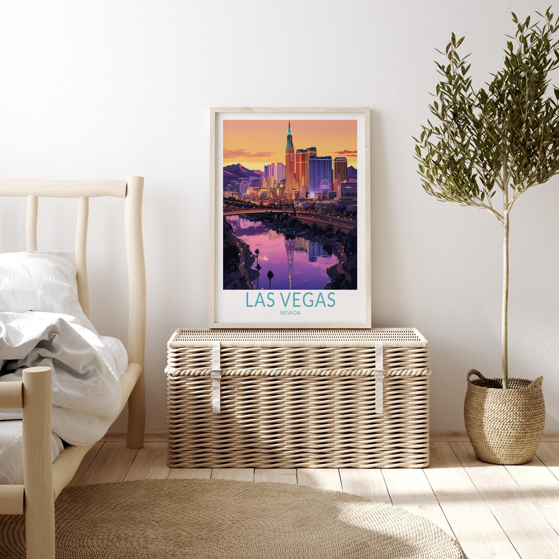 Las Vegas Nevada Travel Poster, Home Decor - Image 3