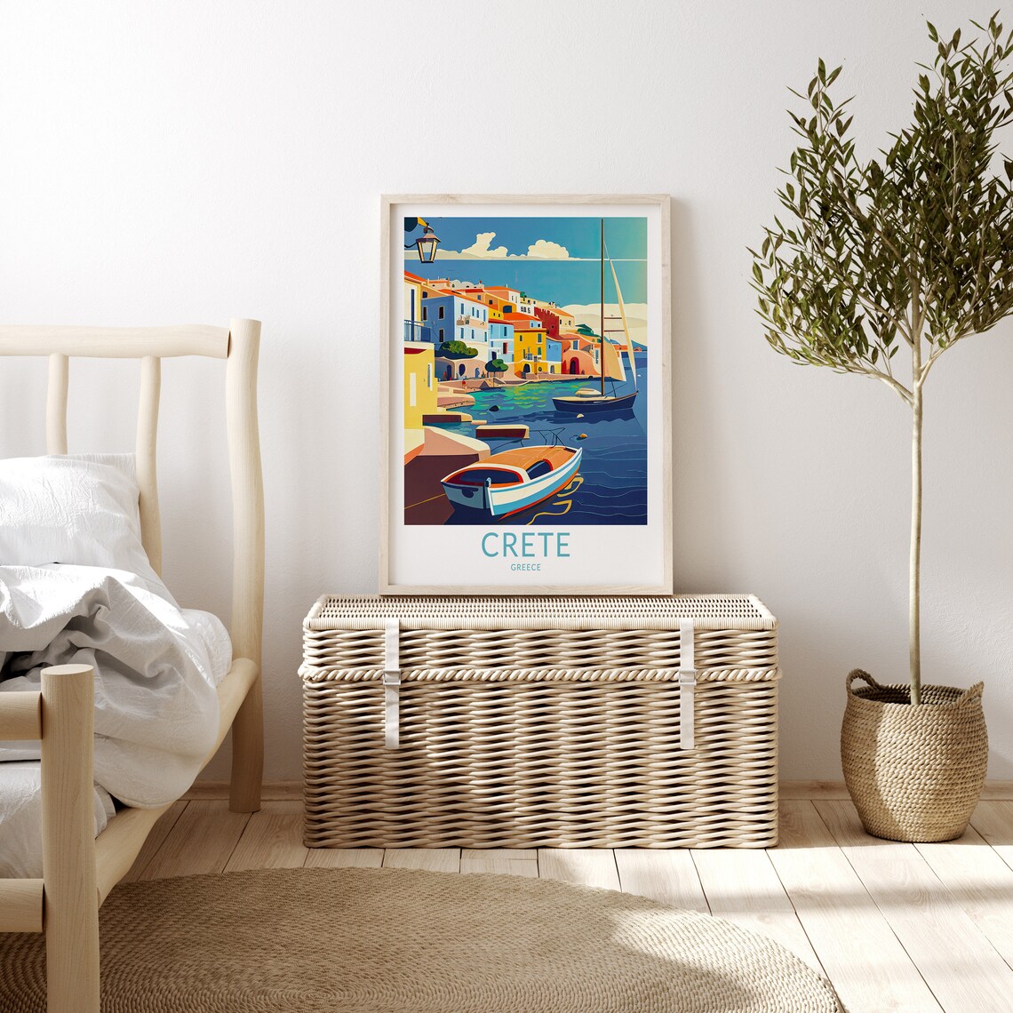 Crete Travel Poster, Greece Place Wall Art - Image 3