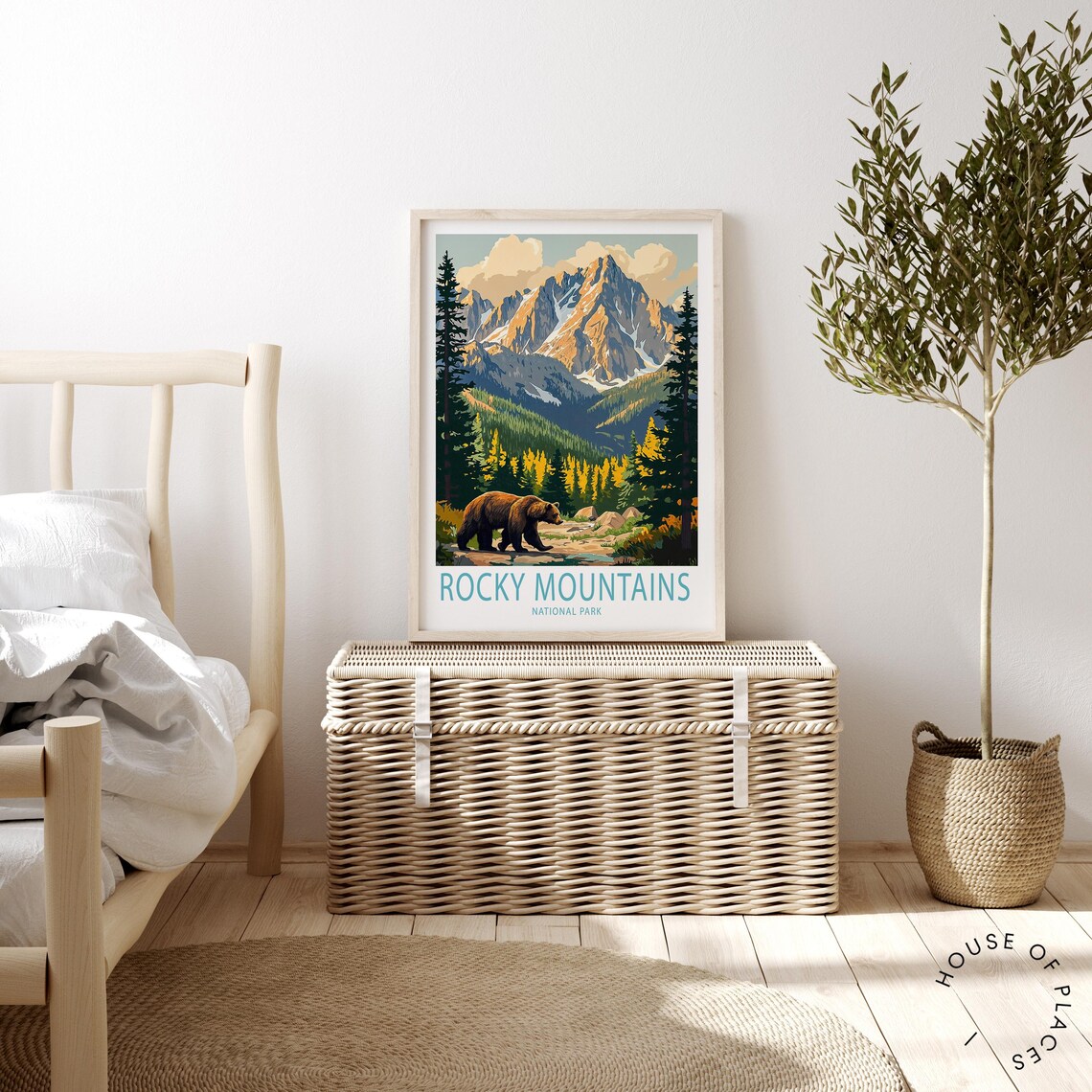 Rocky Mountains National Park Travel Poster - Image 4