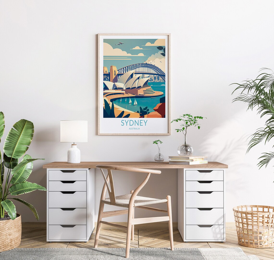 Sydney Travel Poster, Australia City Travel Print - Image 2