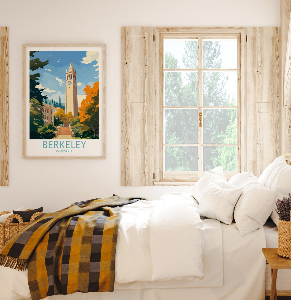 Berkeley University Travel Poster, California Campus - Image 2