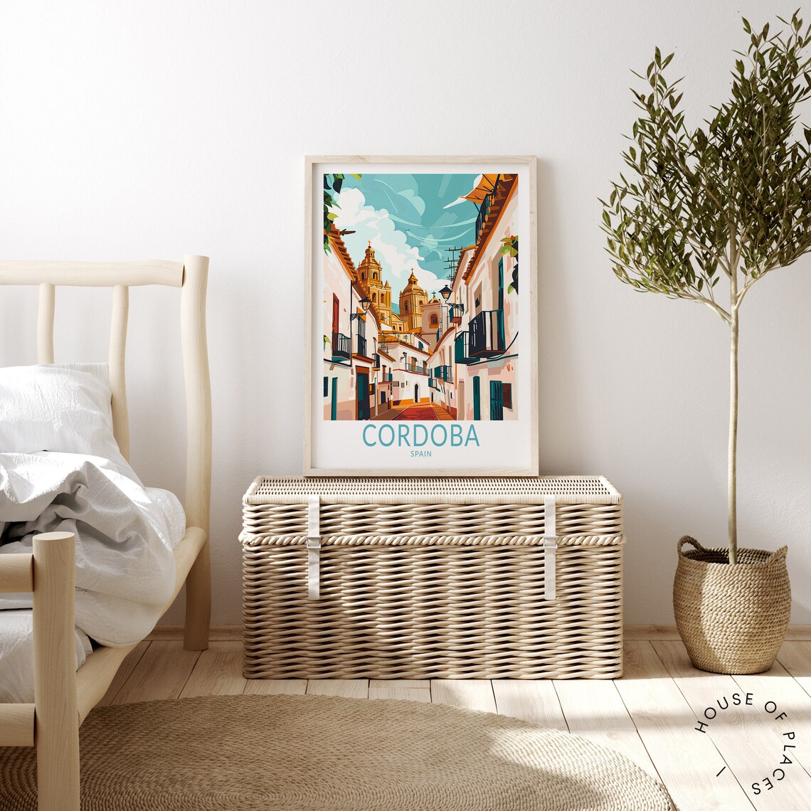Cordoba Spain Travel Poster, Personalized Home Decor - Image 3