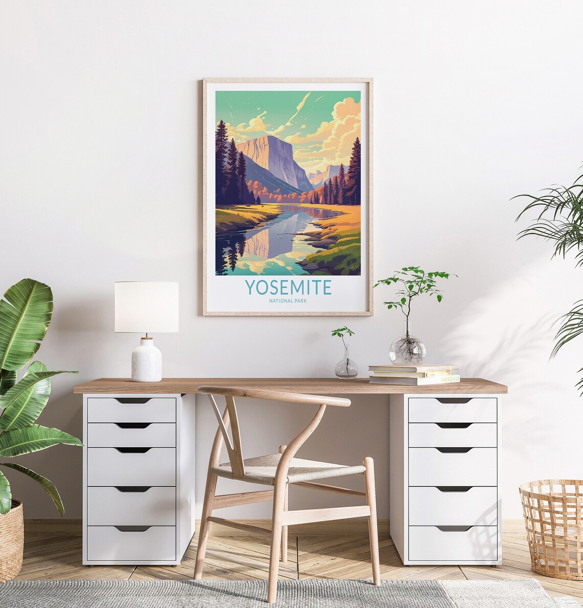 Yosemite National Park Birthday Gift Travel Poster - Image 2