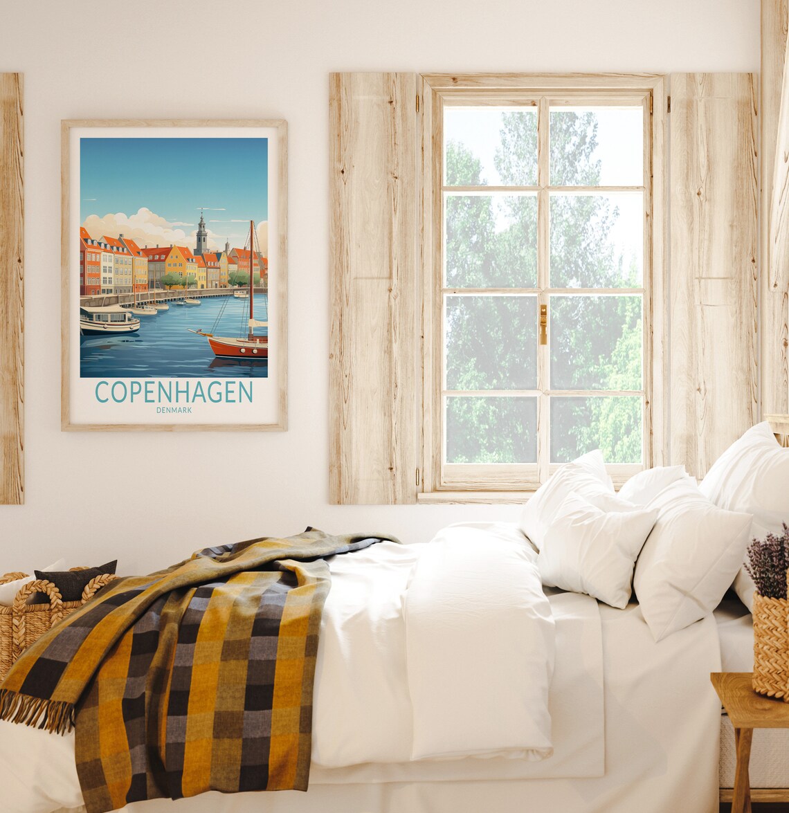 Copenhagen Denmark Travel Poster, Travel Poster - Image 2