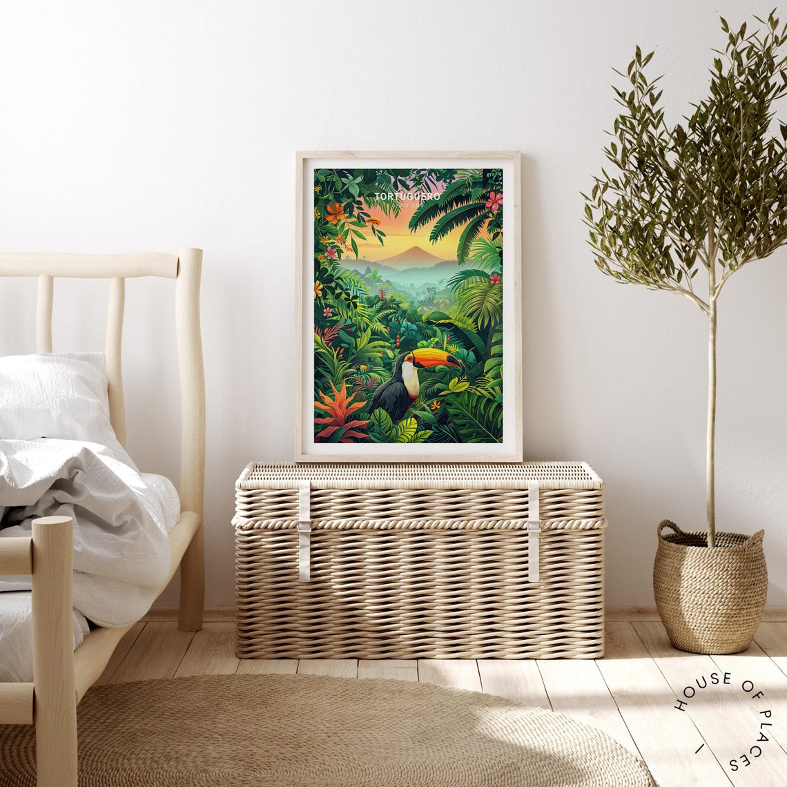 Tortuguero Costa Rica Travel Poster Costa Rica City Wall Art Tortuguero Travel Print Birthday Gifts Wedding Present - Image 4