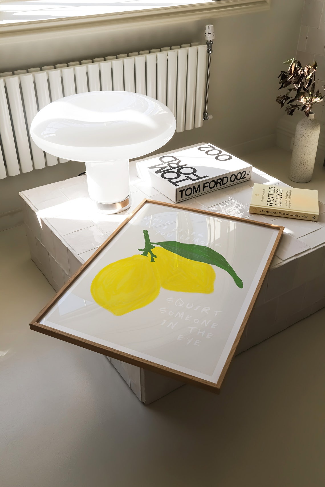 When Life Gives You Lemons Funny Cheeky Fruit Illustration Poster - Image 2