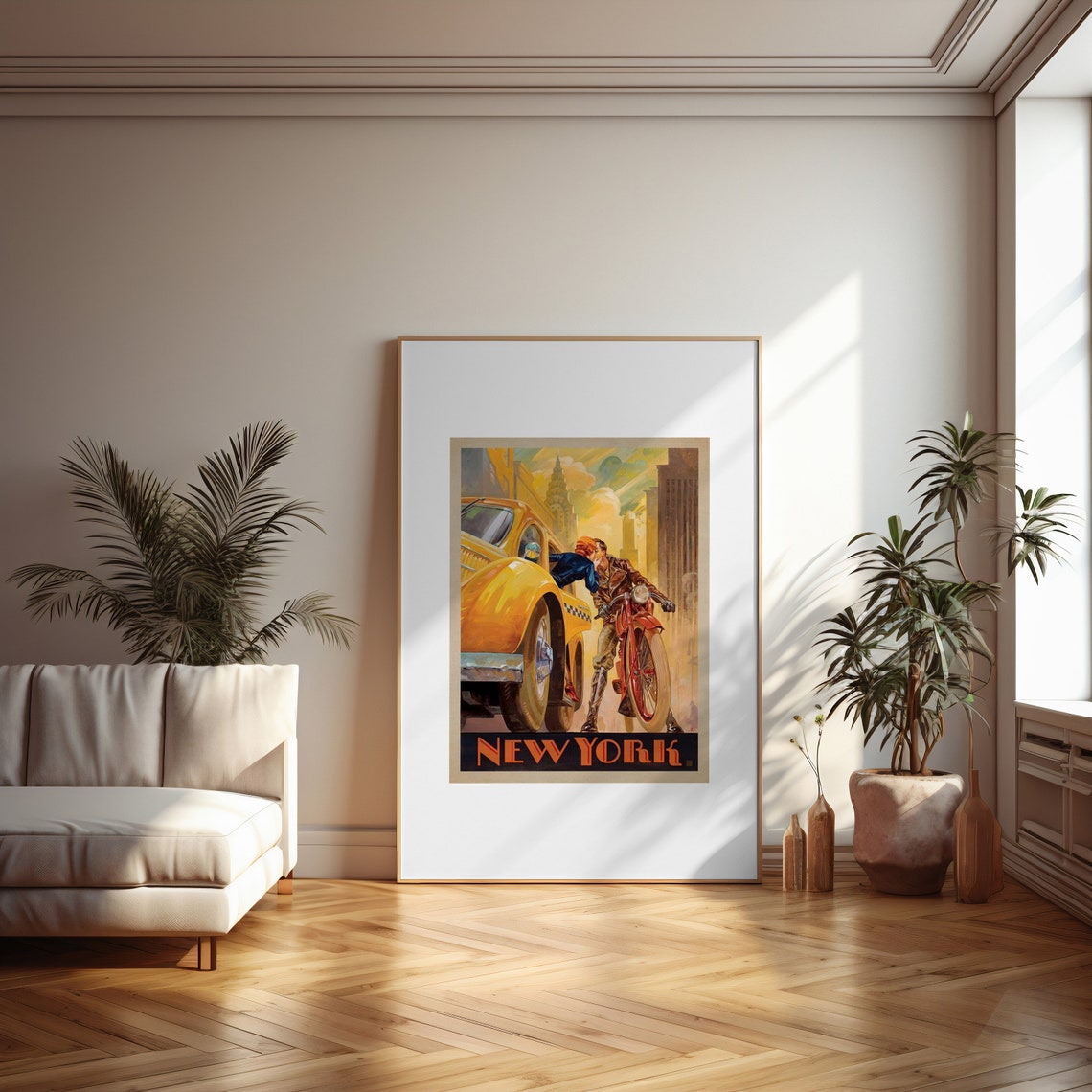 New York Art Print New York La Wall Art Travel Gift Travel Poster New York City Print New York City Travel Poster La - Image 3