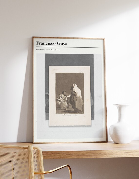 Francisco Goya Art Print Exhibition Poster Modern Wall Nouveau Eclectic