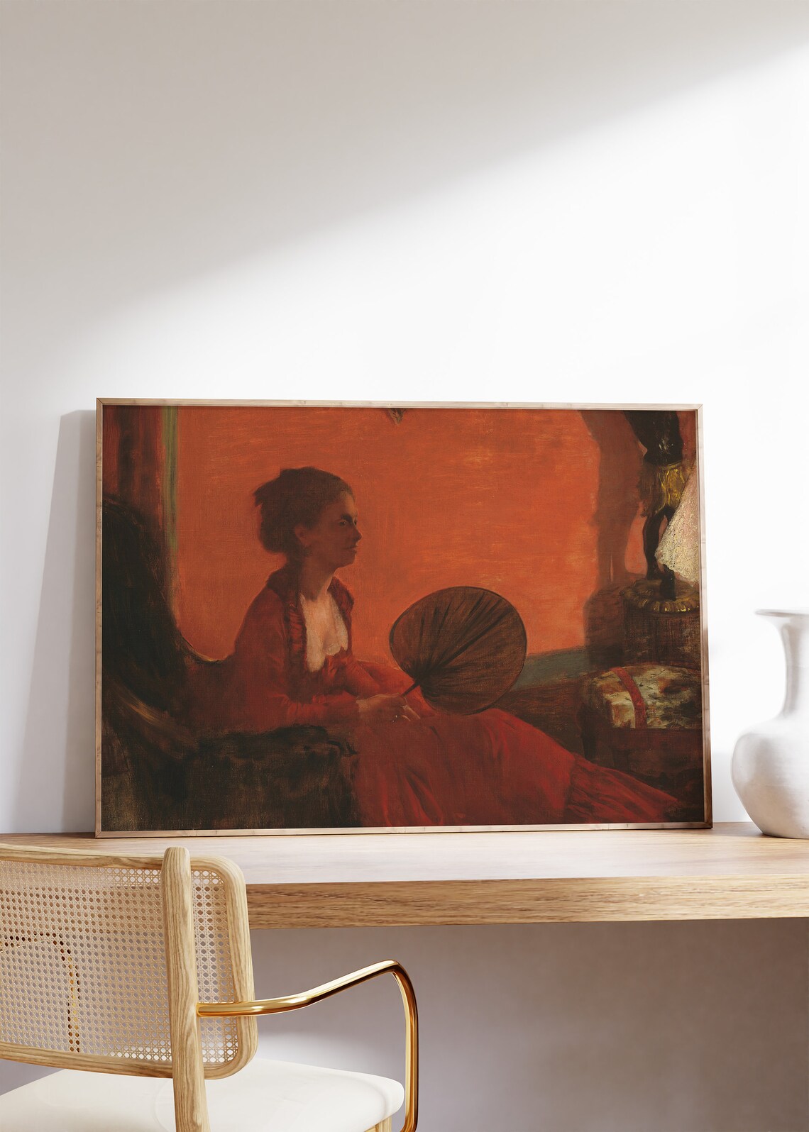 Edgar Degas Madame Camus 1869 Vintage Poster