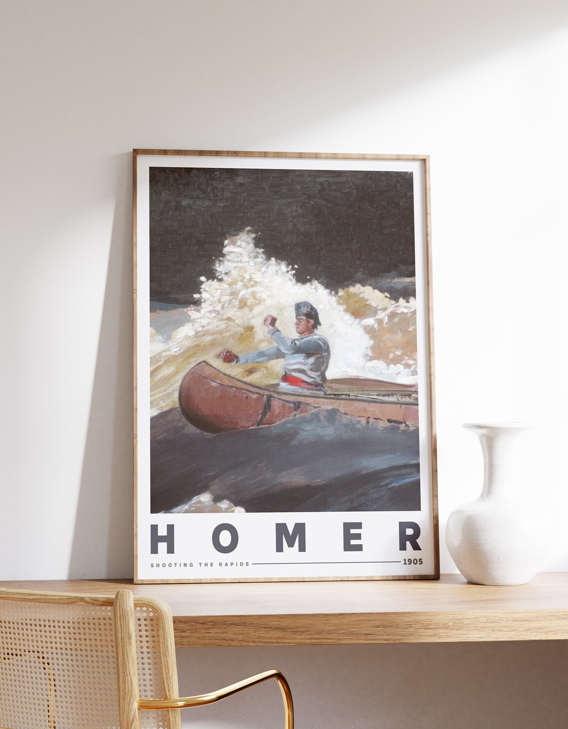 Winslow Homer Print, Exhibition Poster