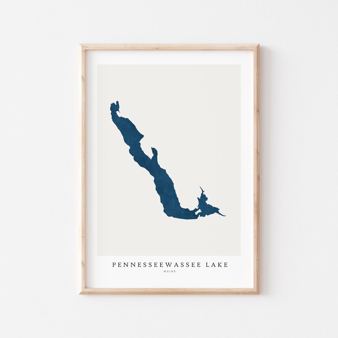 Pennesseewassee Lake, Maine Travel Poster