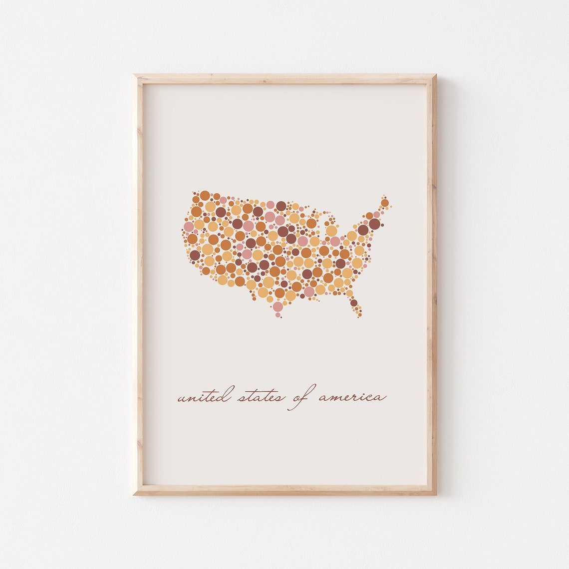United States Map Poster United States Poster United States Print United States Wall Art United States Art Print Decor For Home Or Gift - Image 3