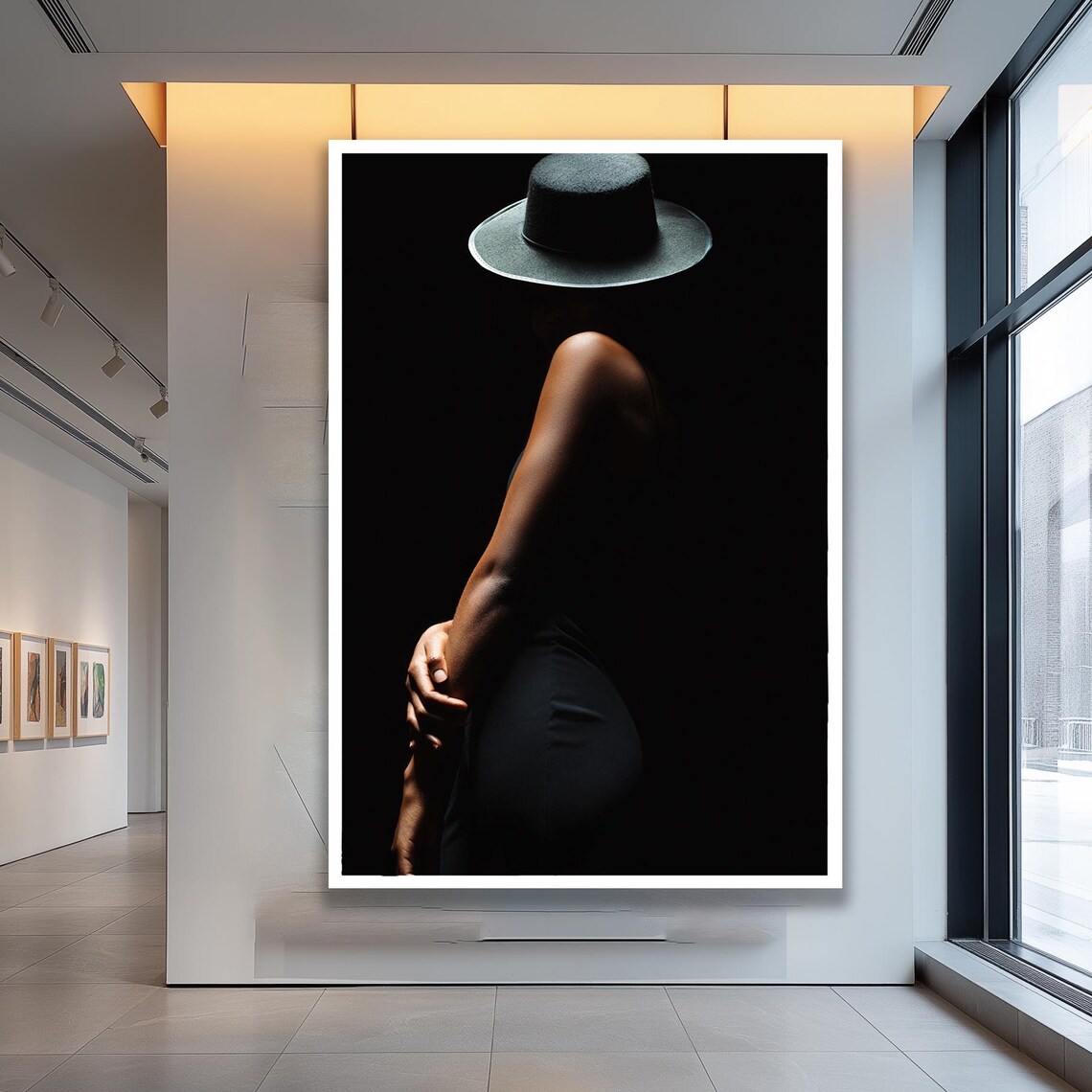 Modern Woman Body Poster, Living Room Wall Decor