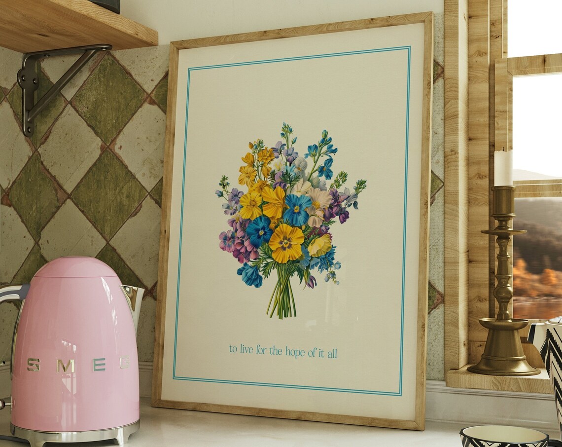 For The Hope Of It All Botanical Music Art Print