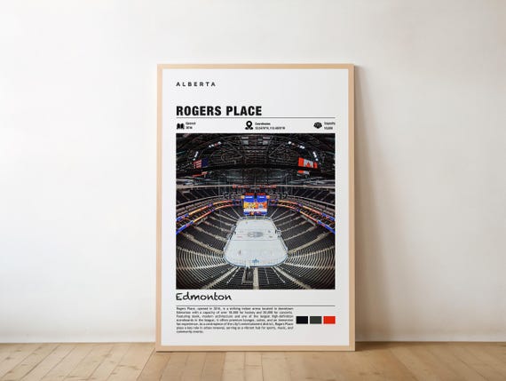 Rogers Place Alberta Edmonton Views Art Print