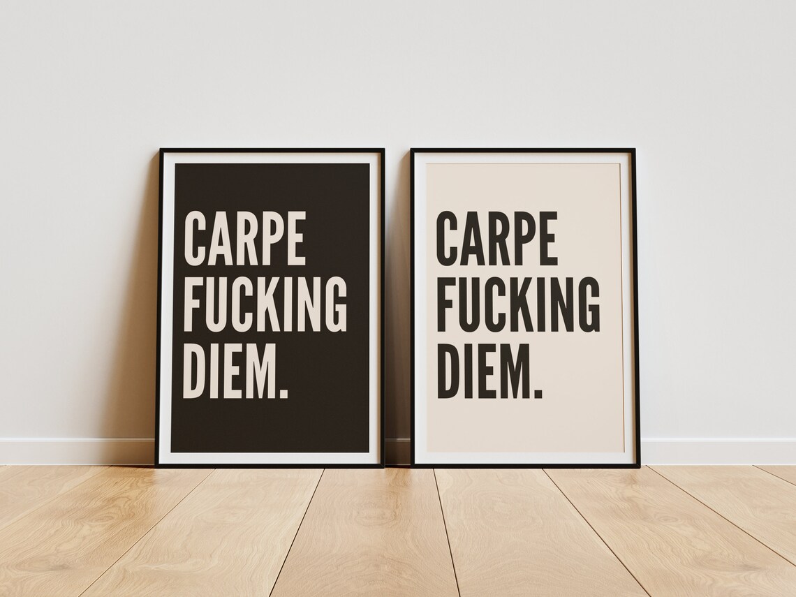 I Used To Care But I Take A Pill For That Now Funny Art Poster - Image 3