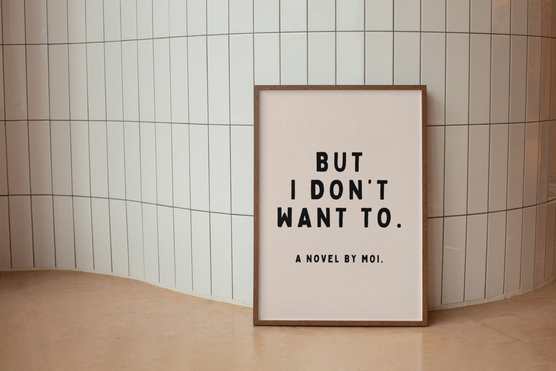 Oh Crepe Funny Minimalist Black And Cream Pun Quote Poster Art - Image 3