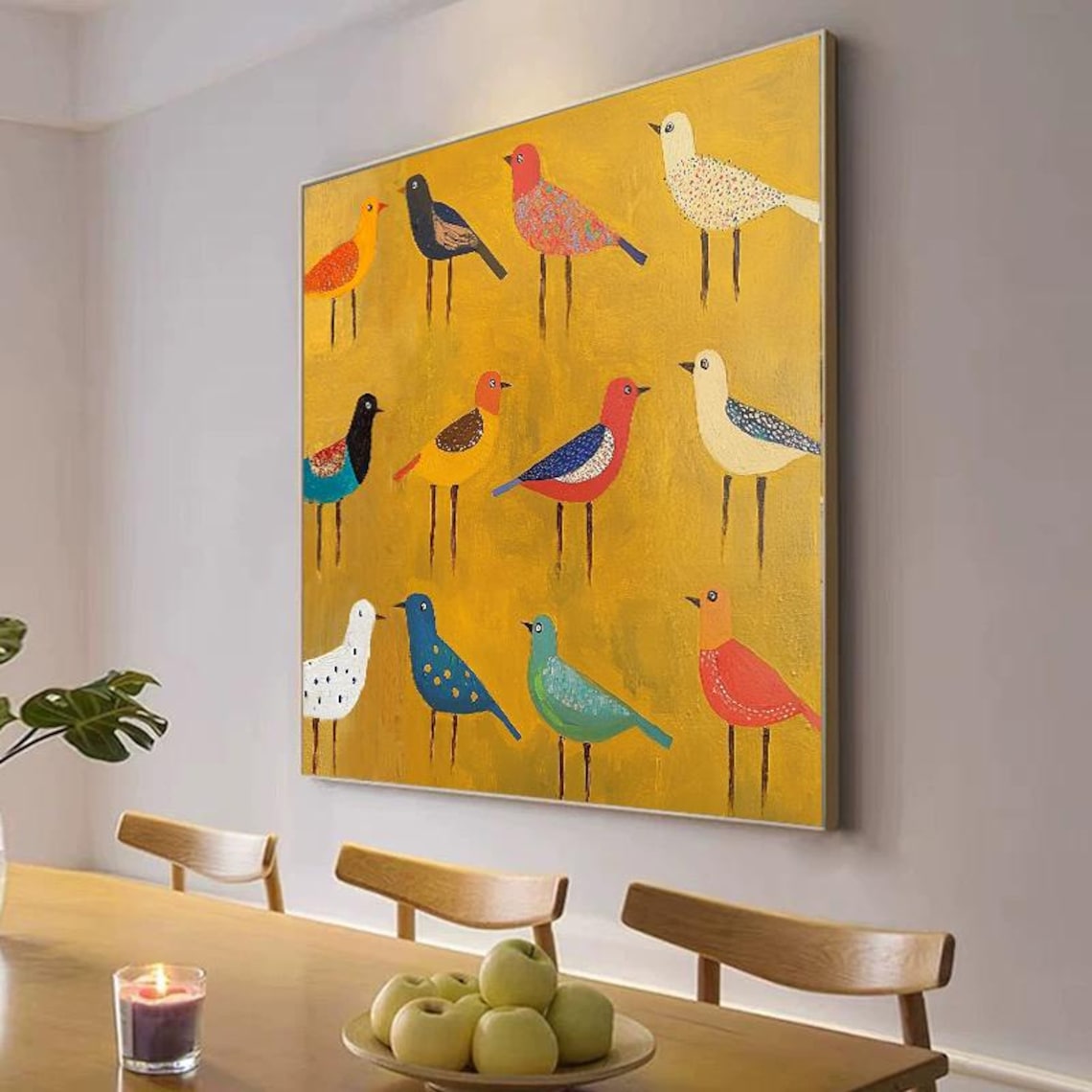 Minimalist Birds Modern Pop Art, Art Print - Image 3