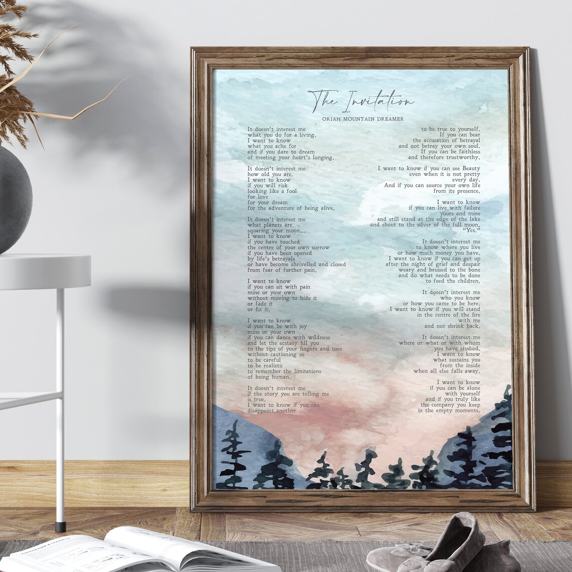 Invitation by Oriah Mountain Dreamer Art Print