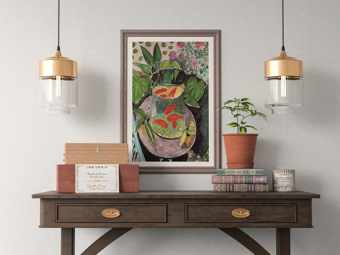 Matisse Goldfish Vintage Exhibition Art Poster - Image 2