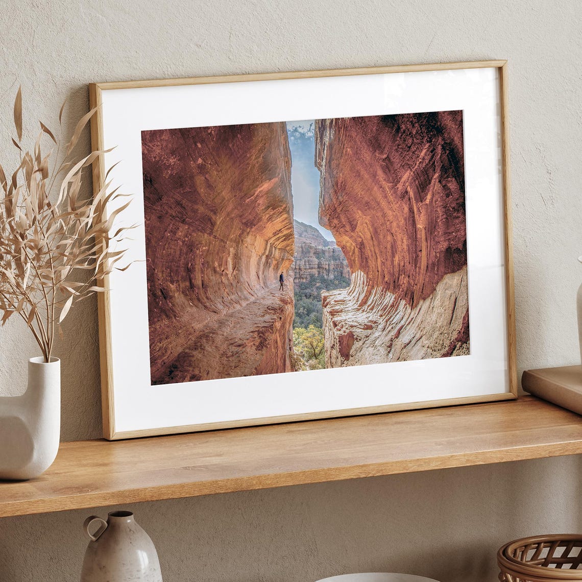Sedona Subway Cave Red Rock Alcove Desert Canyon Adventure Poster - Image 3