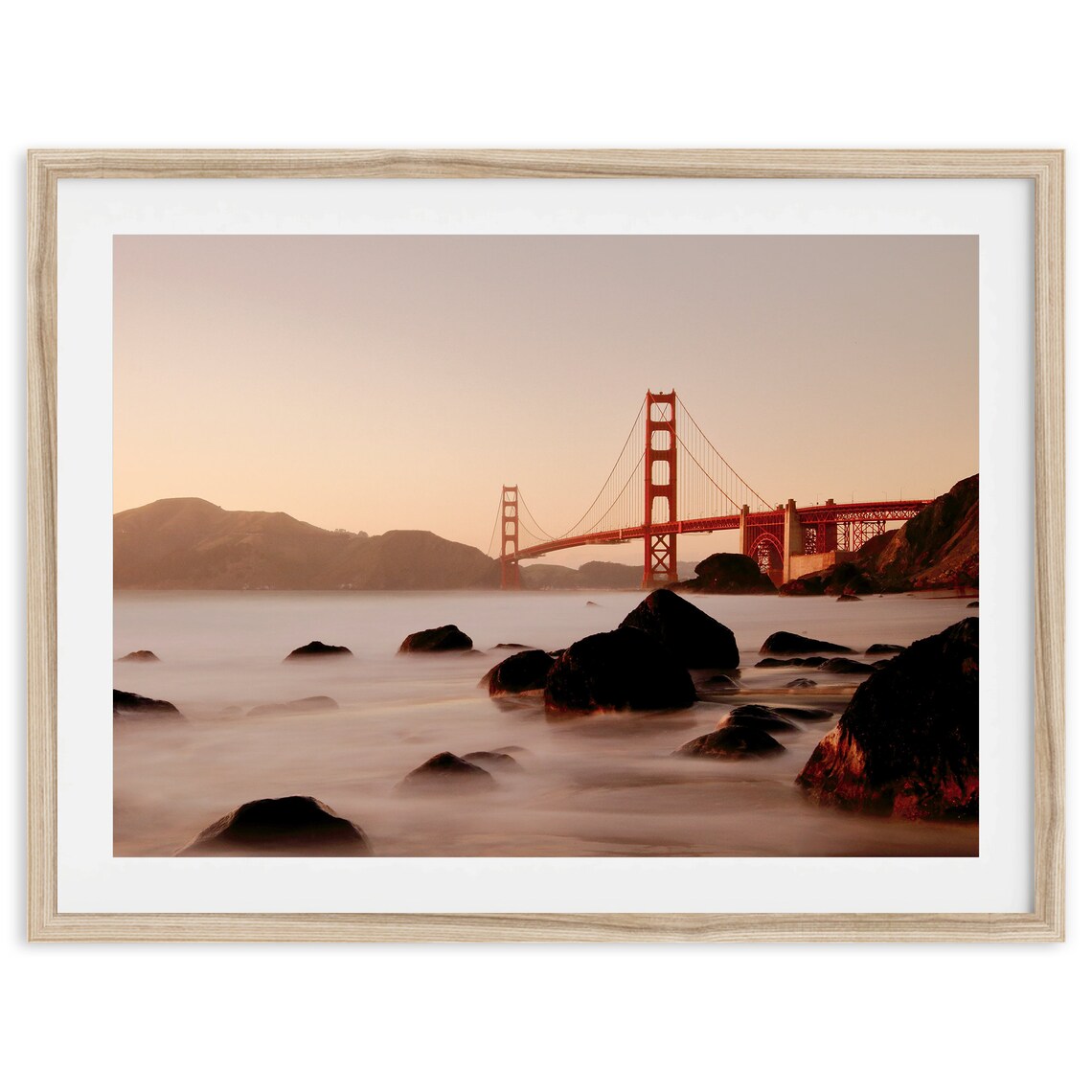 Golden Gate Bridge, San Francisco Travel Art Print
