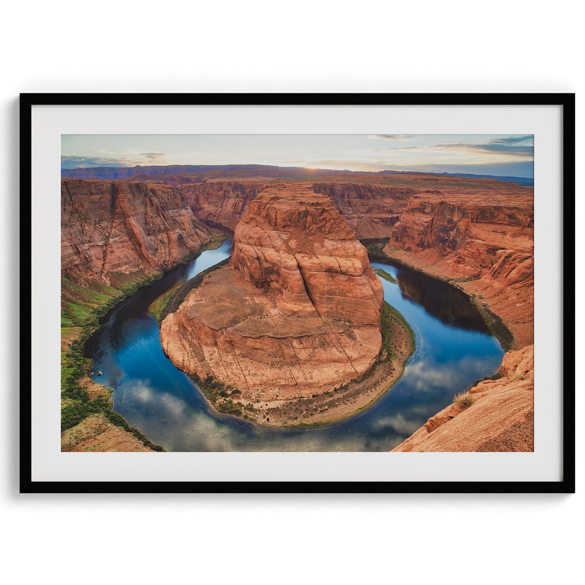 Horseshoe Bend Arizona Colorado River Meander Red Rock Canyon Poster