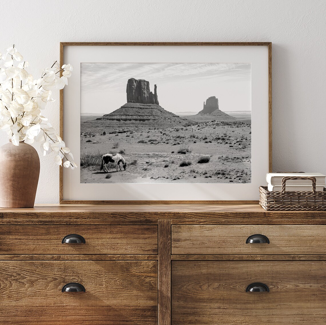 Western Desert Horse, Americana Western Art Print - Image 5