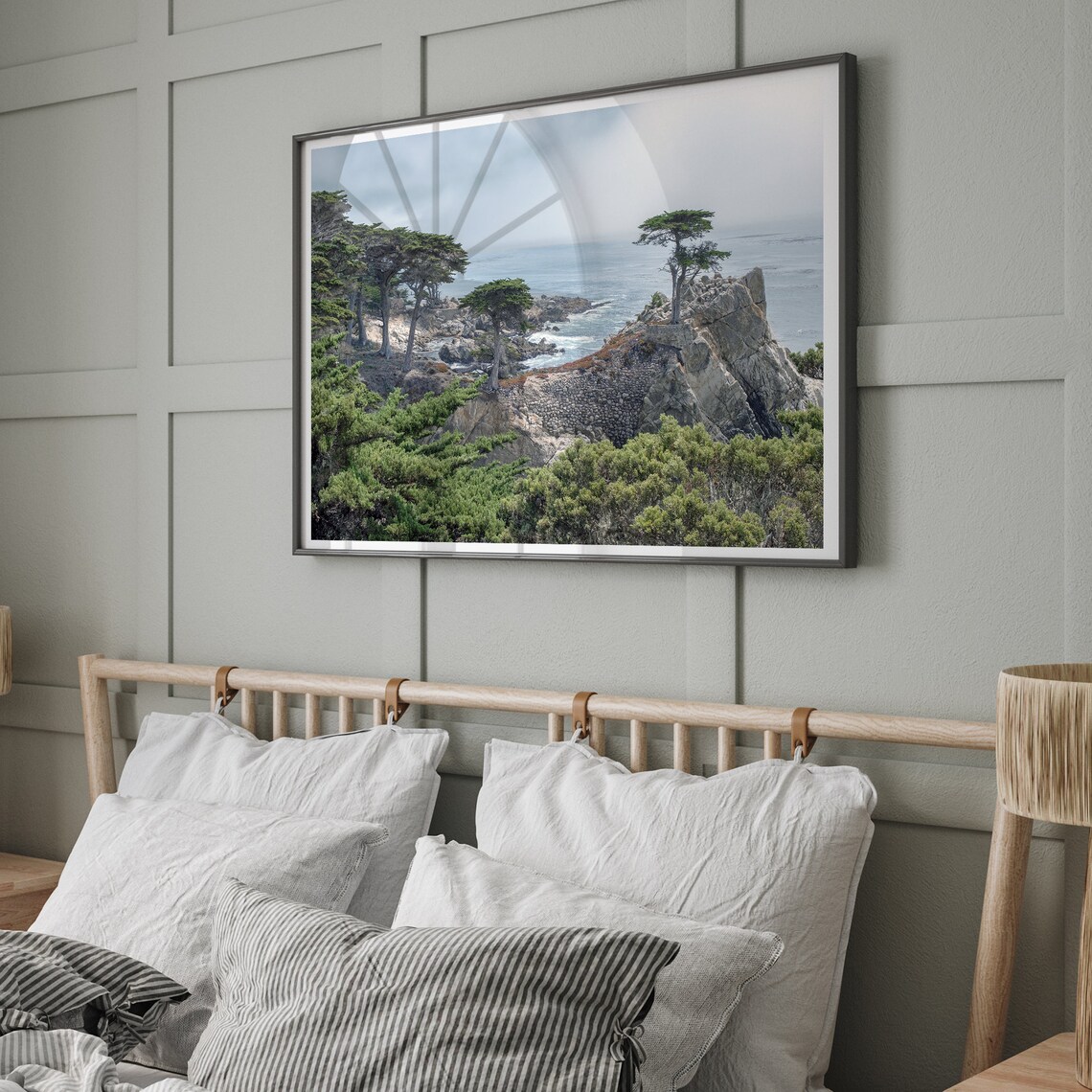 Lone Cypress Tree, Monterey Coastal Art Print - Image 3