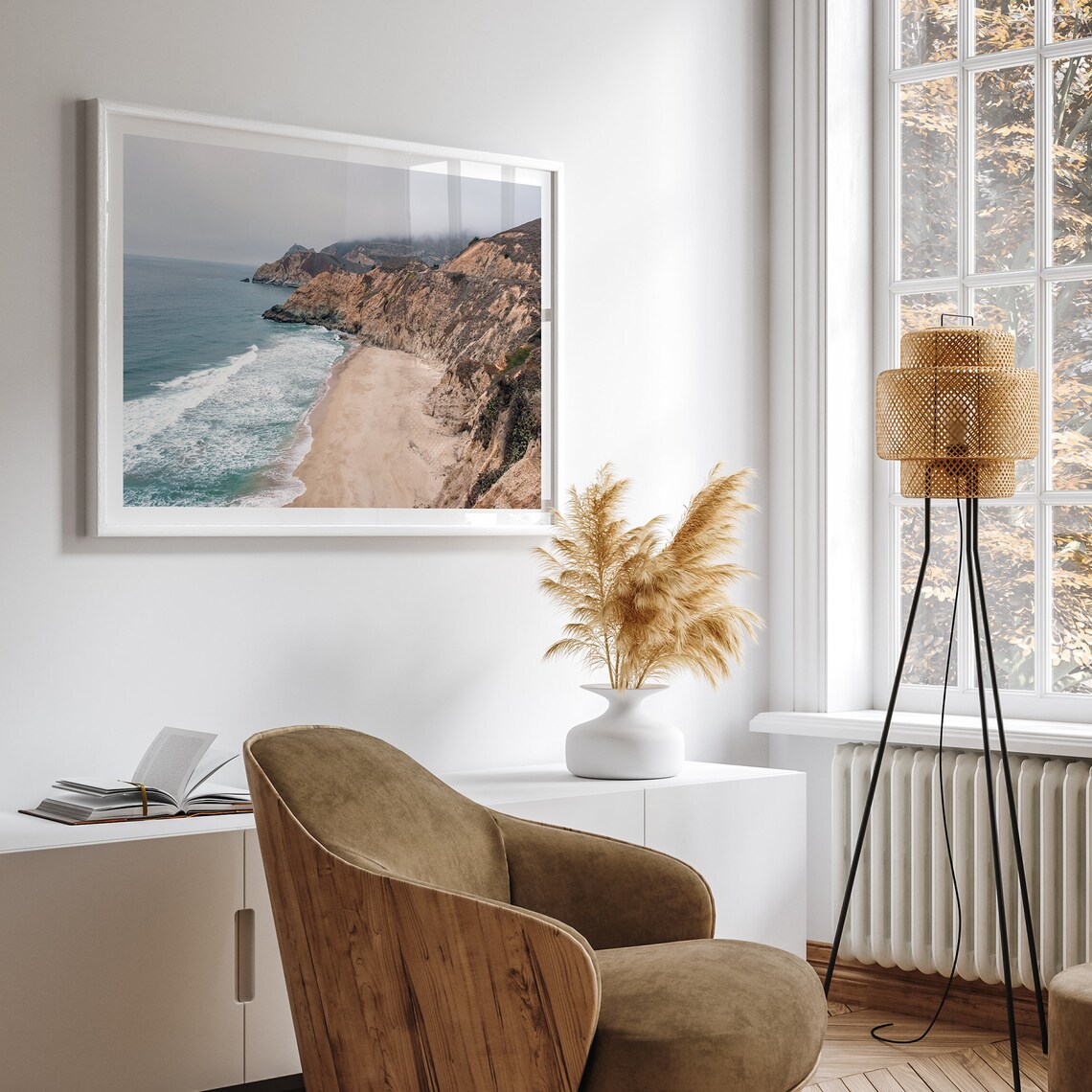 Northern California Beach Art Print, Coastal Surf - Image 4