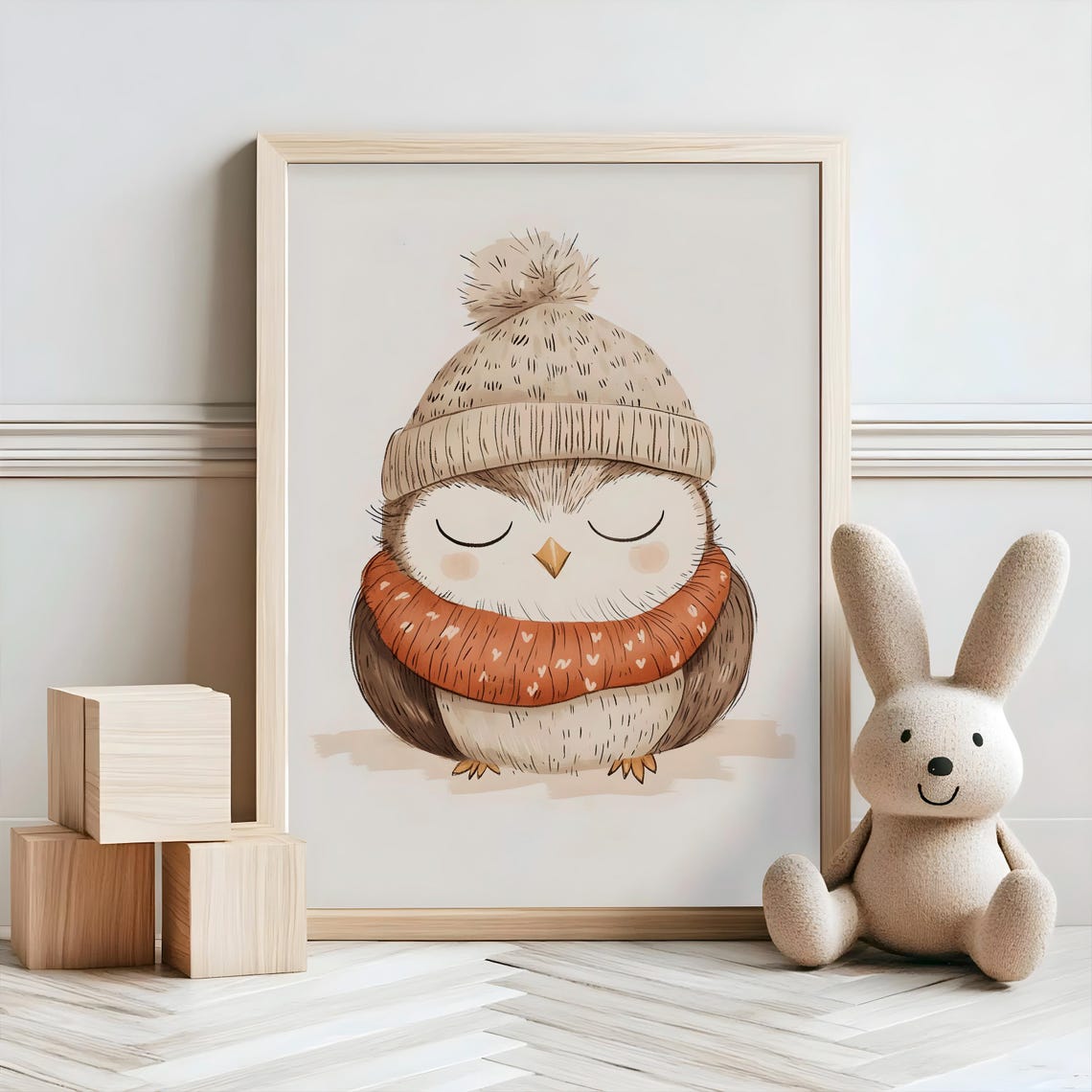 Bird Nursery Decor Baby Room Wall Art Nursery Decor Prints Animal Boho Kids Room Decor Instant Playroom Print - Image 2