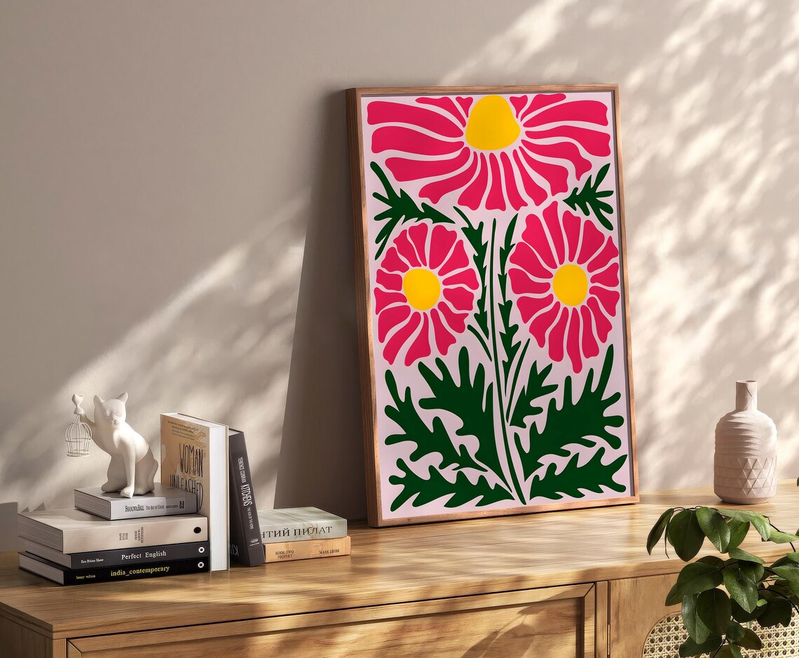 Henri Matisse Flower Boho Style Exhibition Poster Eclectic Prints Gallery Wall Art Retro Trendy Instant - Image 2
