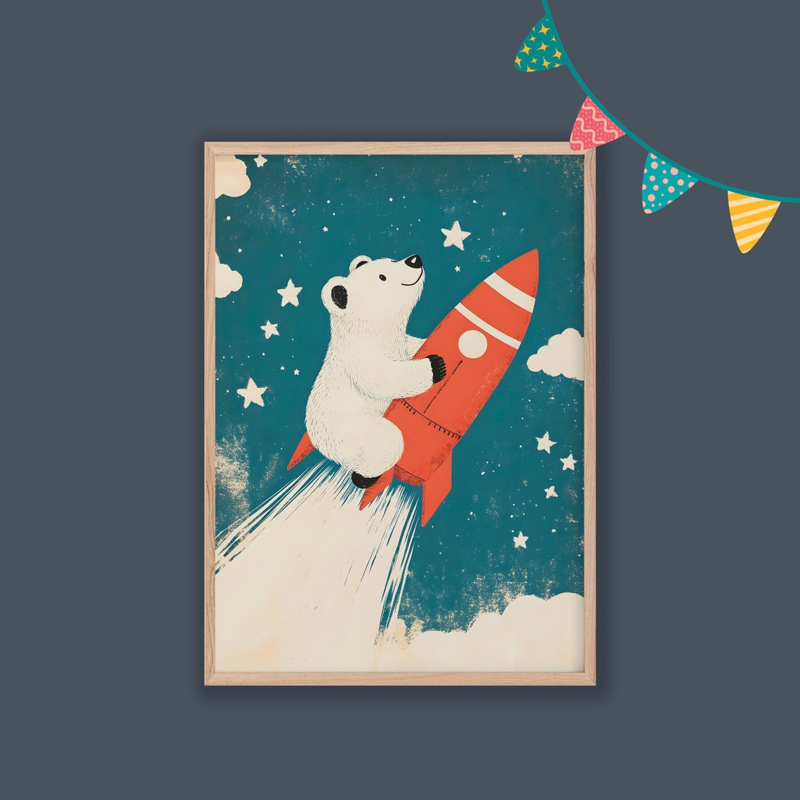 Nursery Decor Baby Room Wall Art Nursery Decor Prints Animal Boho Kids Room Decor Instant Playroom Print - Image 2