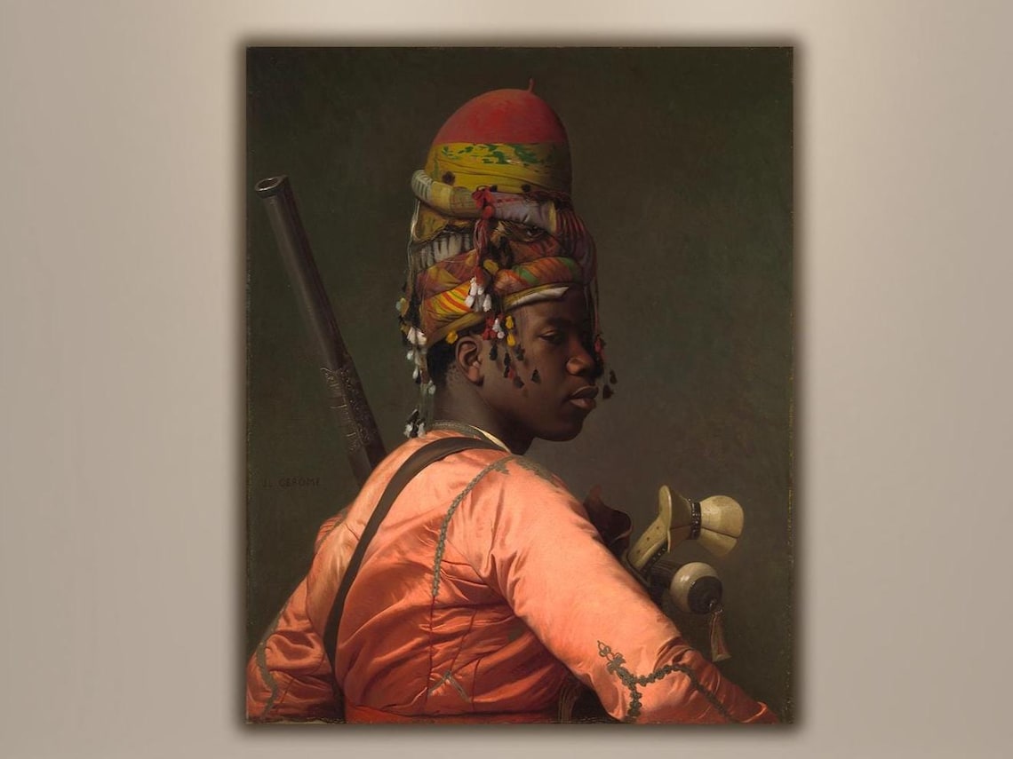 Bashi Bazouk Art Print, Ottoman Wall Decor