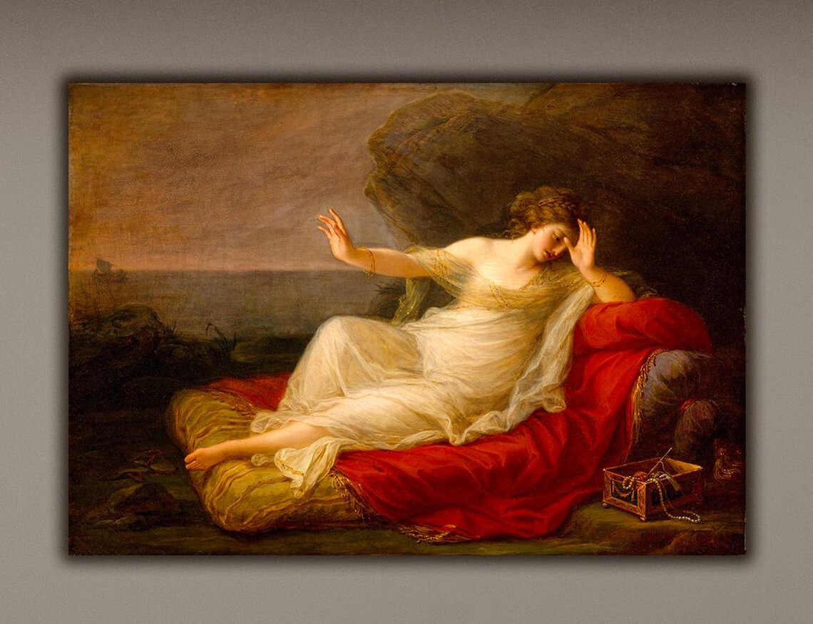 Ariadne Abandoned By Theseus, Mythological Art Print