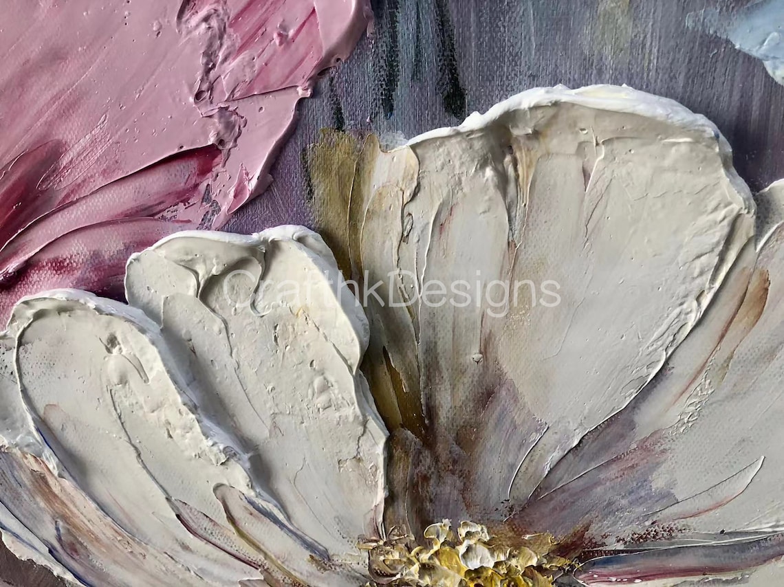 Colorful Floral Botanical Oil-Painting-Style Art Print - Image 5