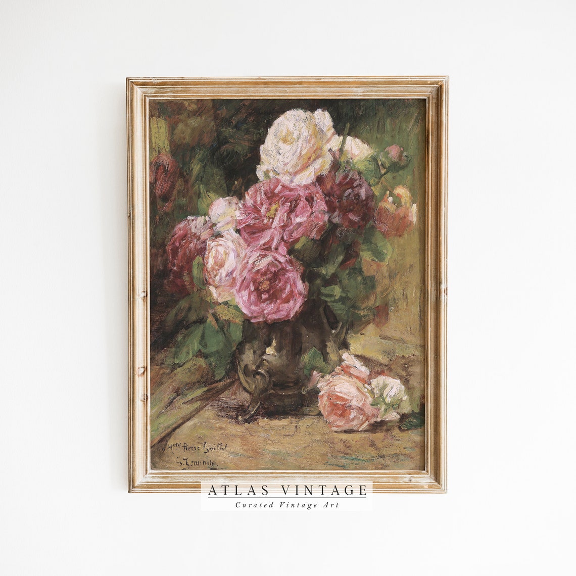 Curated Seven Piece Vintage Gallery Wall Art Set with Rabbit - Image 3
