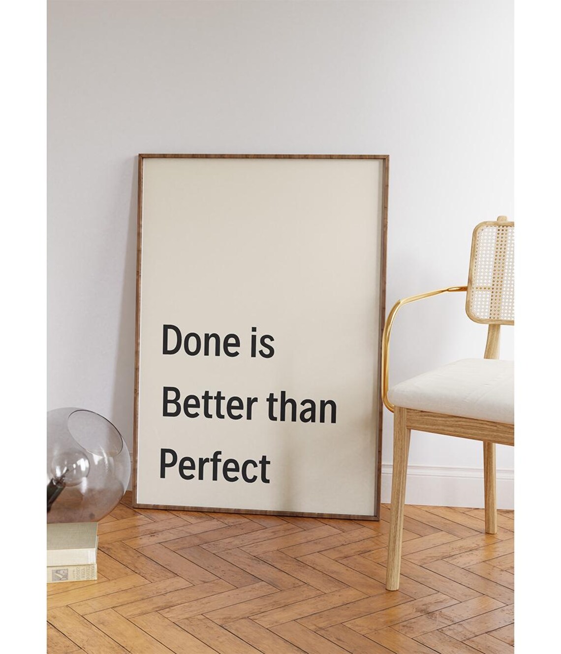 Done Is Better Than Perfect, Minimalist Poster - Image 2